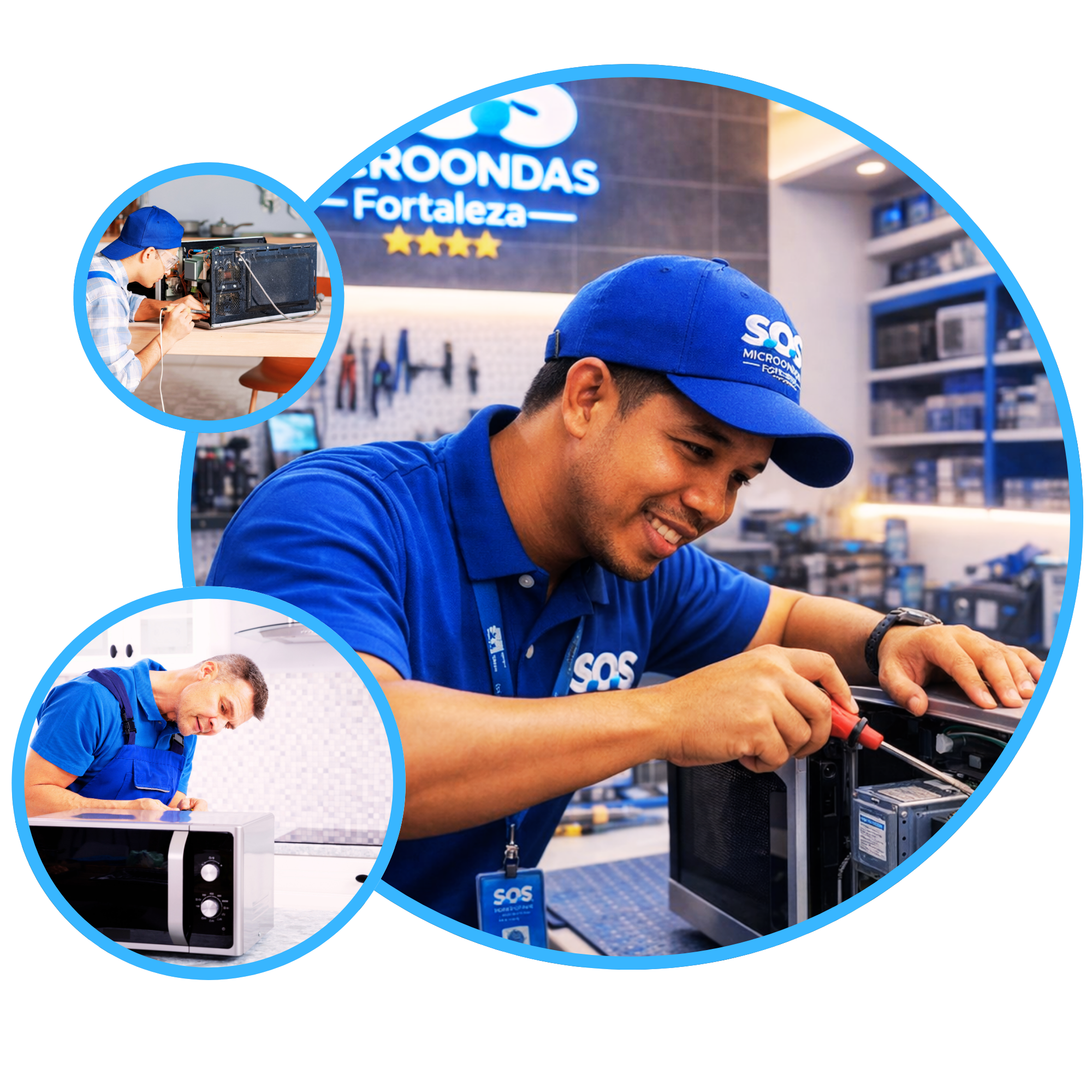 Consertando microondas a domicilio em fortaleza